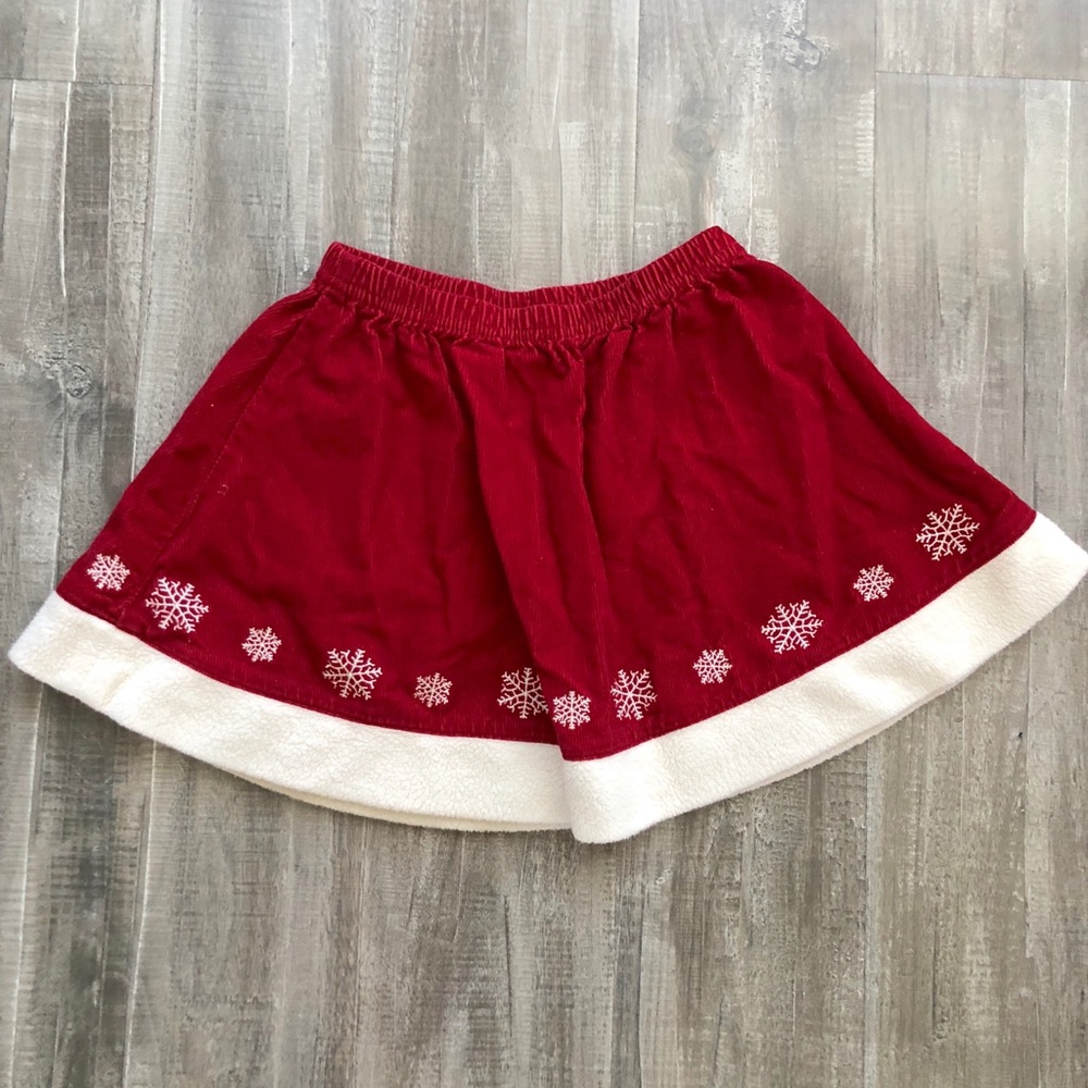 Hanna Andersson holiday skirt